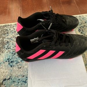 Girls Adidas soccer cleats Size 2